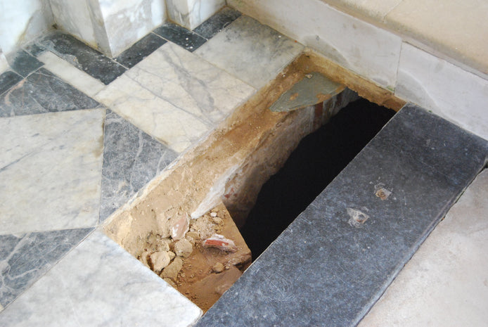 Hidden tomb discovered under church